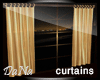 {D}gold satin curtains