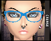 :C: Blue Nerd Glasses