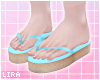 Kawaii Aqua Sandals