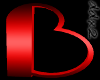 Letter B (red)