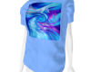 camiseta mar celeste