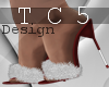 Christmas fur heels