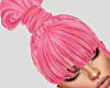 Strawberry Pink Bun Hair