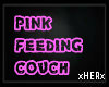 ~H~ pink feeding couch