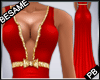 ~B~GOLDEN BOW RED~PB~