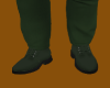 Dark Green suit boots