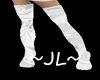JL - Long White Boots