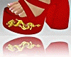 梅 dragon red heels