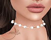 ~A~ Pearls Choker Gold