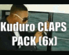 Kuduro CLAPS PACK (6x)