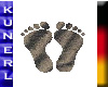 (K) foot print standpose