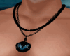 Black Necklace Angel