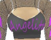 Angel purple tee