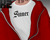Hoodie Red Sinner