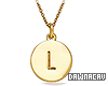 Initial "L" Gold Necklac