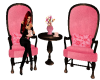 BL Pink Coffee Chairs