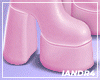 🤍Pink Long Boots