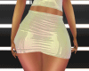 (M) Latexs White Skirt