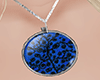 blue life tree pendant