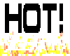 Hot sticker animated