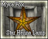 Star Henna Lamp