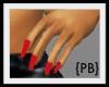 {PB}Princess red nails