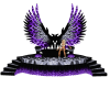 purple&gray throne