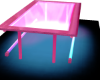 I Sip Coffee Table Pink
