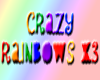 Crazy Rainbows x3