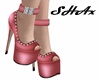 {s} punk heels pink