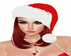 Mrs Claus Red Hair+Hat