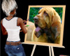 Bloodhound on Canvas