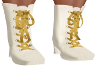 Victorian Creme Boots