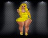 sexy yelloww dress rxl