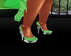 Ruffle Green Shoes 3