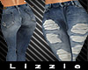 *L* Torn HW Jeans