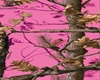 pink camo heart swing