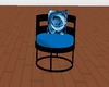 blue dancing chair