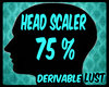 M/F 75% Head Scaler