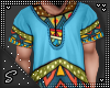 !!S African Dashiki Blue