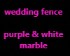 wedding marble ffence