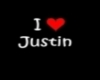 I Love Justin Tee