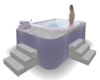 Purple Hot Tub