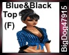 [BD] Blue&Black Top(F)