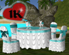 !!1K TEAL GUEST TABLE
