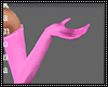 Pink Long Gloves
