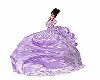 purple  wedding dress