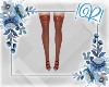 Lace Boots Red RLL