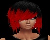 black red short hair