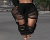 [S] Black Rip Jeans